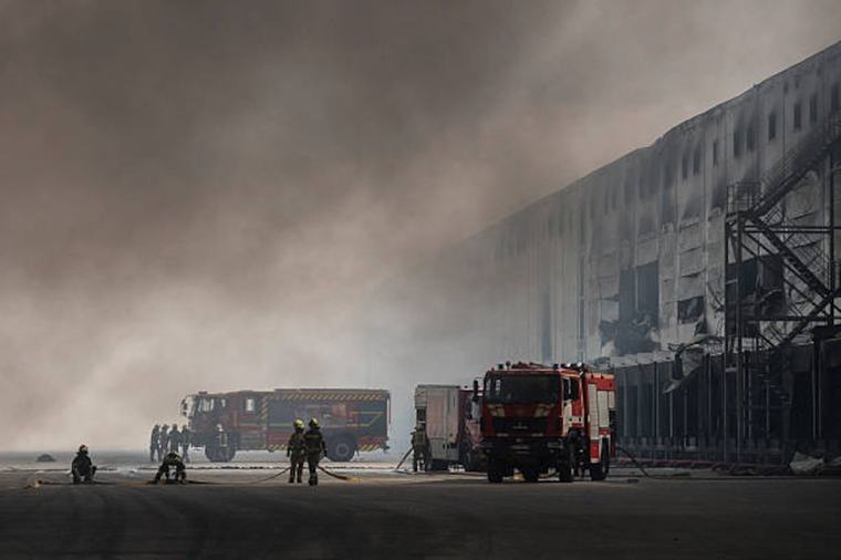 Russian missiles and drones hit Kyiv retailers, ports and industrial sites