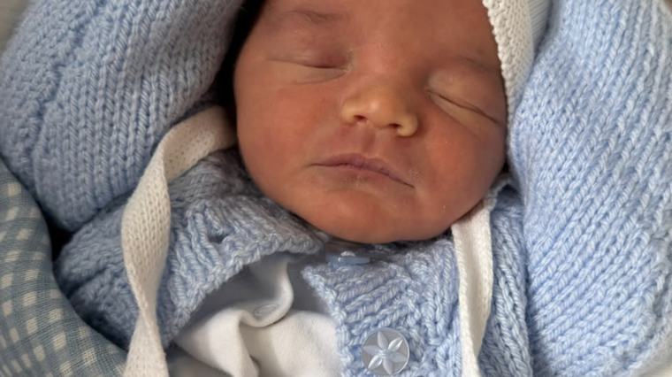 Vogue Willams reveals name and first photo of baby with husband Spencer Matthews