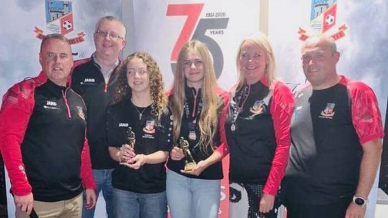 Ringmahon Rangers senior women's team end their first year in existence with silverware and promotion