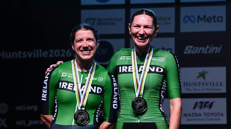 Sinéad Greenan and Alice Sharpe claim second silver as Ireland close Para-Cycling Road World Championships with four medals