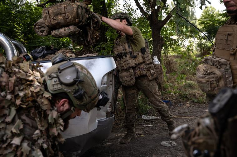 A jungle war emerges in southern Ukraine’s vanished reservoir