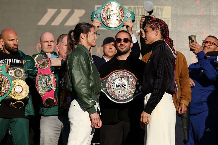 Crowds gathering at Croke Park for Katie Taylor's farewell fight